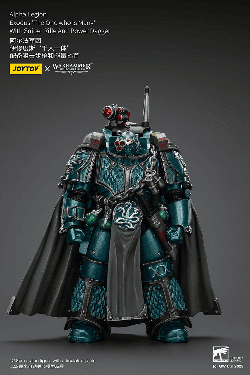 Alpha Legion Éxodo  'The One who is Many' con Rifle de Francotirador y Daga de Poder 2