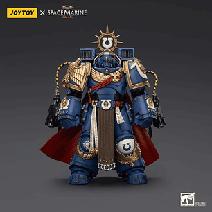 Ultramarines Marneus Calgar Maestro del Capítulo con Armadura Gravis MkX y Guanteletes de Ultramar