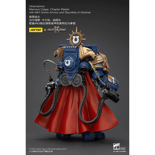 Ultramarines Marneus Calgar Maestro del Capítulo con Armadura Gravis MkX y Guanteletes de Ultramar 3