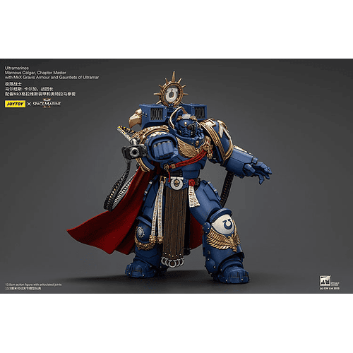 Ultramarines Marneus Calgar Maestro del Capítulo con Armadura Gravis MkX y Guanteletes de Ultramar 6