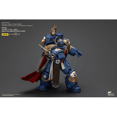 Ultramarines Marneus Calgar Maestro del Capítulo con Armadura Gravis MkX y Guanteletes de Ultramar 7