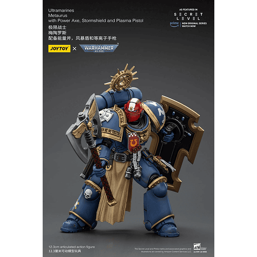 Ultramarines Metaurus con Hacha de Energía, Escudo Antitormentas y Pistola de Plasma 4