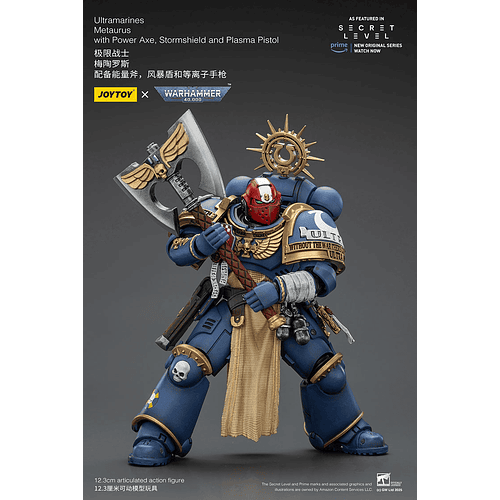 Ultramarines Metaurus con Hacha de Energía, Escudo Antitormentas y Pistola de Plasma 5