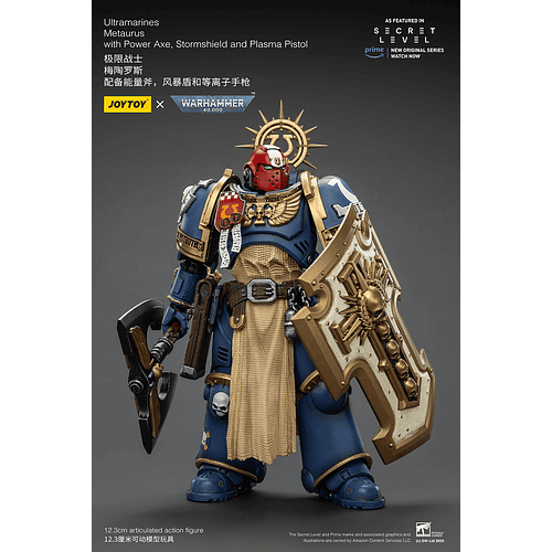 Ultramarines Metaurus con Hacha de Energía, Escudo Antitormentas y Pistola de Plasma 8