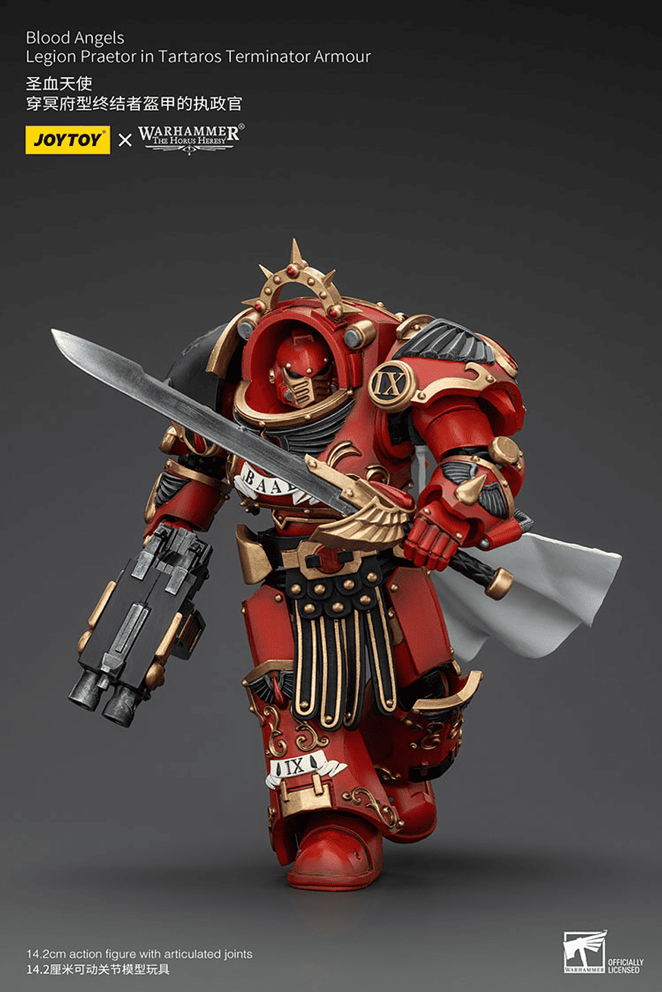 Blood Angels Pretor de la Legión con Armadura de Exterminador de Tártaro 5
