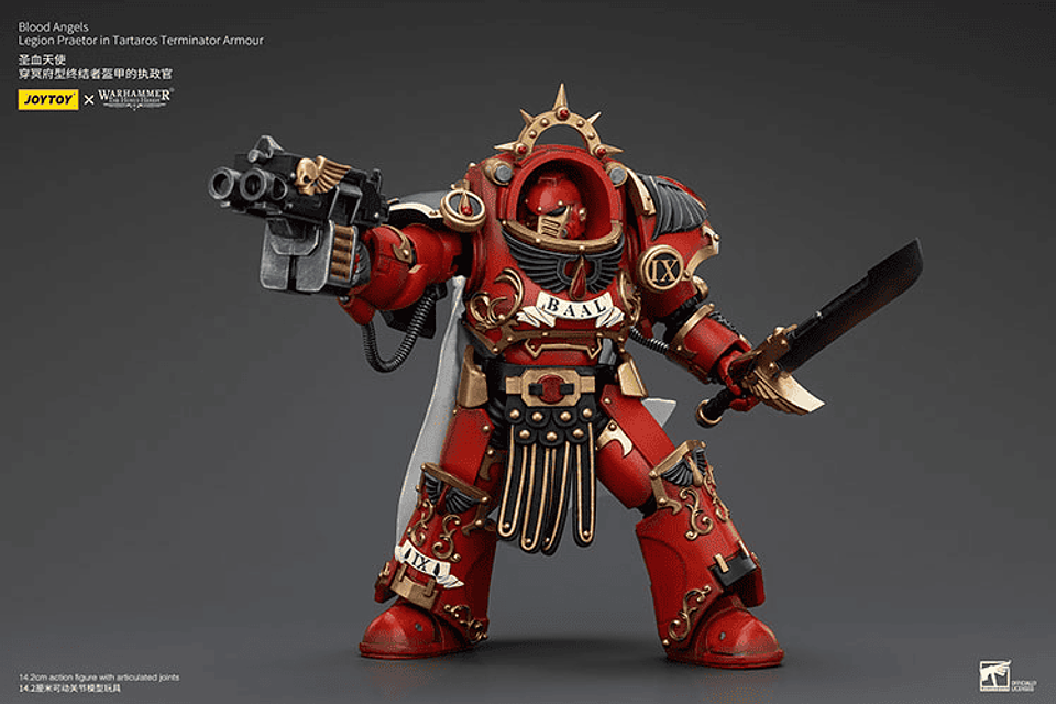 Blood Angels Pretor de la Legión con Armadura de Exterminador de Tártaro 6