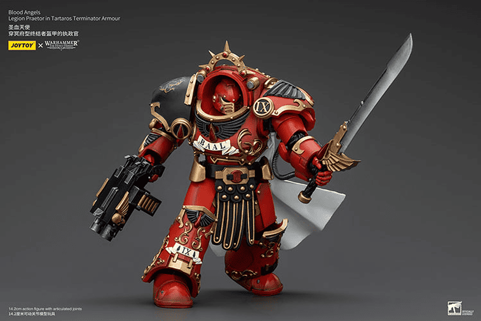 Blood Angels Pretor de la Legión con Armadura de Exterminador de Tártaro 7