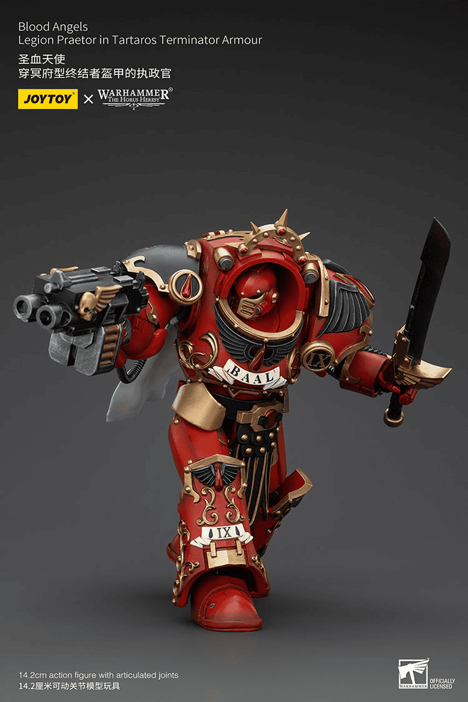 Blood Angels Pretor de la Legión con Armadura de Exterminador de Tártaro 8