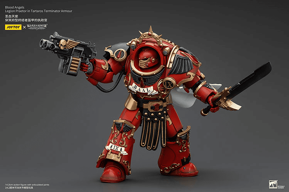 Blood Angels Pretor de la Legión con Armadura de Exterminador de Tártaro 9