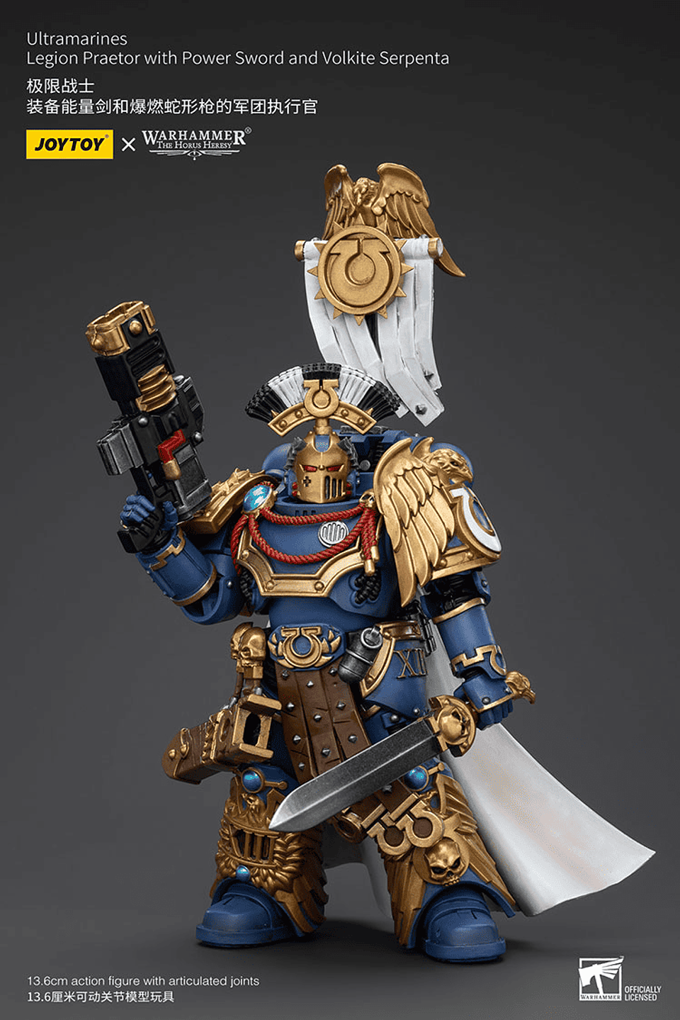 Ultramarines Pretor de la Legión con Espada de Energía y Serpenta Volkite 2