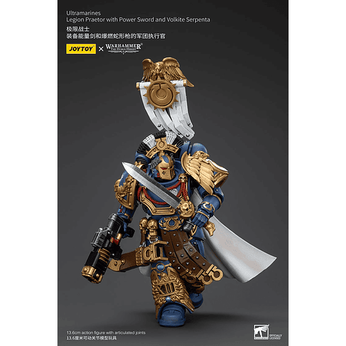 Ultramarines Pretor de la Legión con Espada de Energía y Serpenta Volkite 4