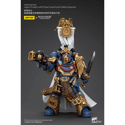 Ultramarines Pretor de la Legión con Espada de Energía y Serpenta Volkite 5