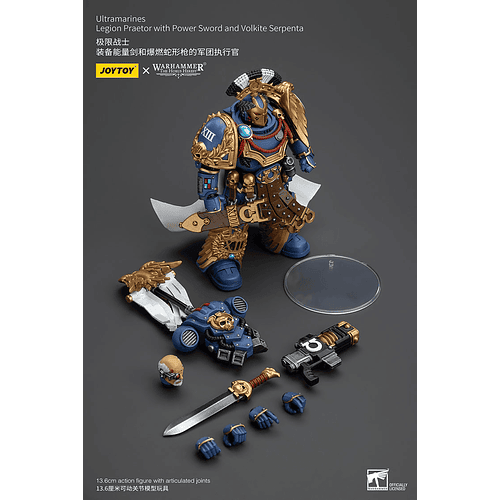 Ultramarines Pretor de la Legión con Espada de Energía y Serpenta Volkite 9