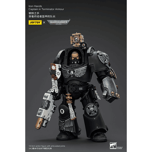 Iron Hands Capitán con Armadura de Terminator 2