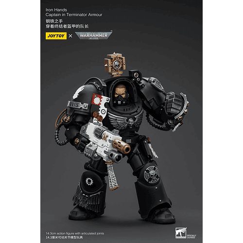 Iron Hands Capitán con Armadura de Terminator 8