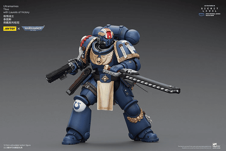 Ultramarines Titus con Laureles de la Victoria 7