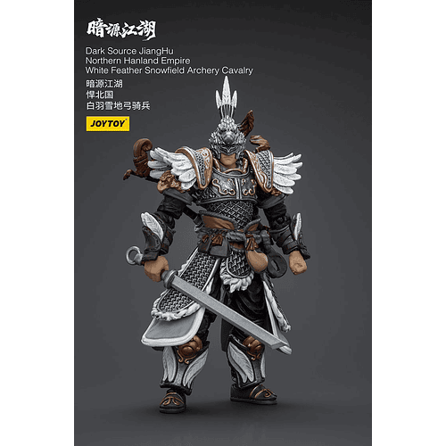Dark Source JiangHu Imperio Hanland del Norte Pluma Blanca Campo de Nieve Caballería de Tiro con Arco 4