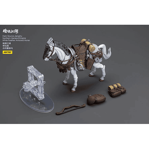 Dark Source JiangHu Imperio Hanland del Norte Pluma Blanca Campo de Nieve Caballería de Tiro con Arco 11