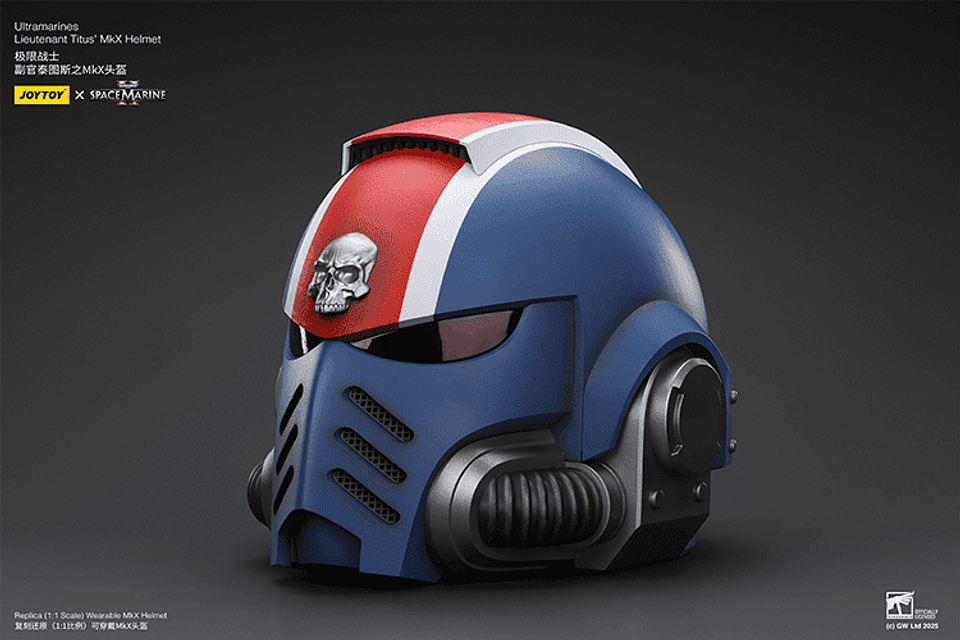 Ultramarines Casco MkX del teniente Titus 2