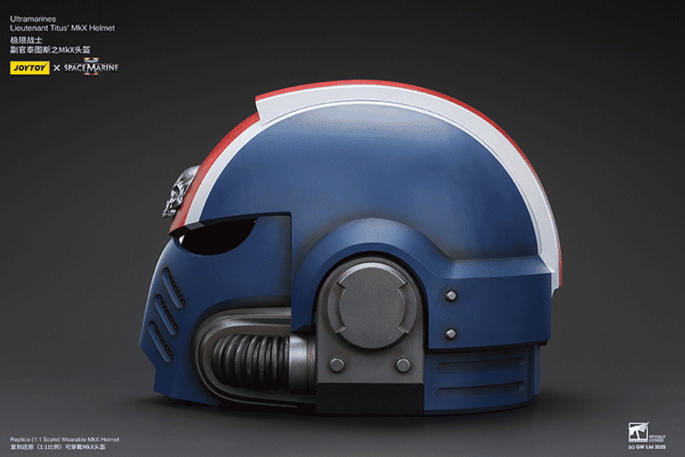 Ultramarines Casco MkX del teniente Titus 5
