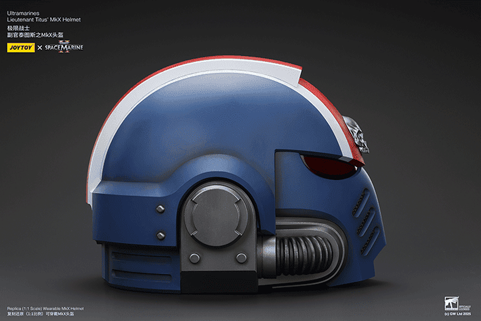 Ultramarines Casco MkX del teniente Titus 6