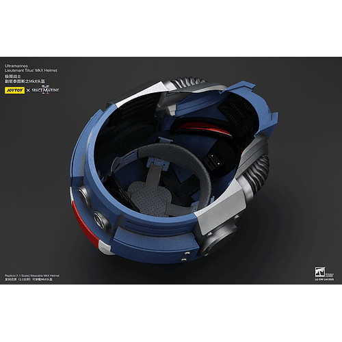 Ultramarines Casco MkX del teniente Titus 7