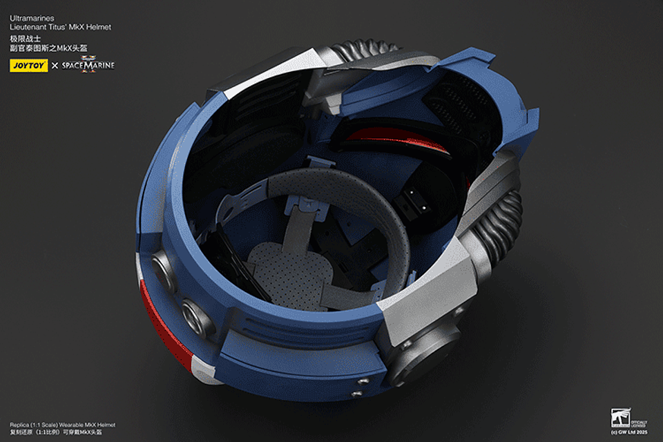 Ultramarines Casco MkX del teniente Titus 7