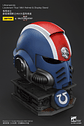 Ultramarines Casco MkX del teniente Titus y Soporte de Exhibición - Miniatura 2