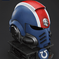 Ultramarines Casco MkX del teniente Titus y Soporte de Exhibición - thumbnail 2