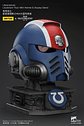 Ultramarines Casco MkX del teniente Titus y Soporte de Exhibición - Miniatura 3