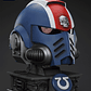 Ultramarines Casco MkX del teniente Titus y Soporte de Exhibición - thumbnail 3