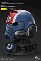 Ultramarines Casco MkX del teniente Titus y Soporte de Exhibición - Miniatura 4