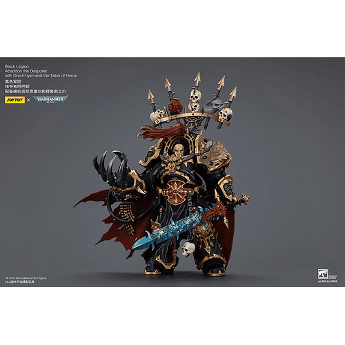 Black Legion Abaddon el Saqueador con Drach'nyen y la Garra de Horus 3