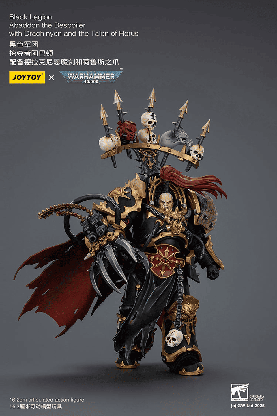 Black Legion Abaddon el Saqueador con Drach'nyen y la Garra de Horus 7