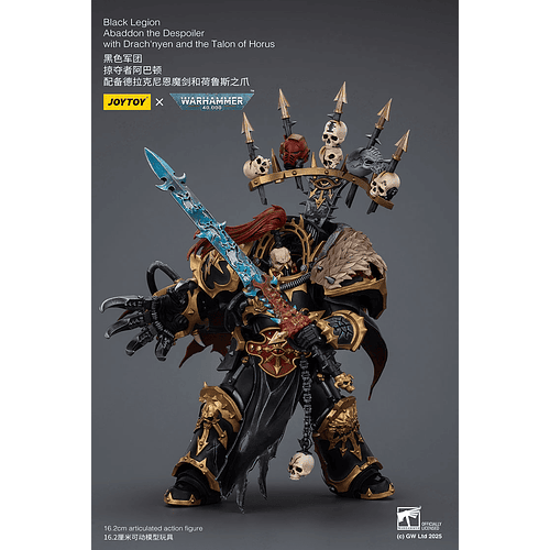 Black Legion Abaddon el Saqueador con Drach'nyen y la Garra de Horus 8