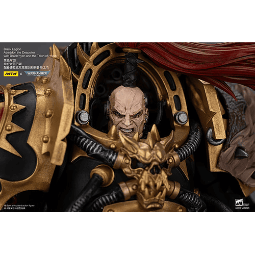 Black Legion Abaddon el Saqueador con Drach'nyen y la Garra de Horus 9