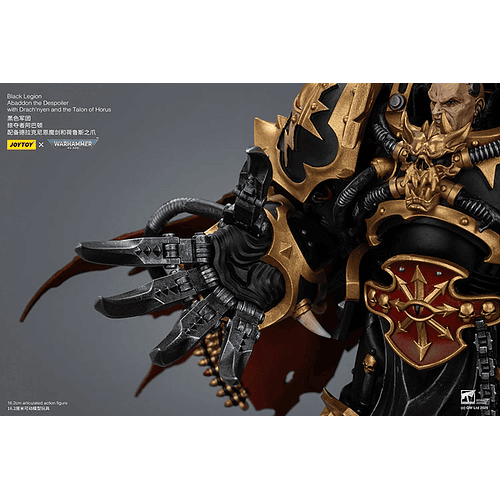 Black Legion Abaddon el Saqueador con Drach'nyen y la Garra de Horus 10