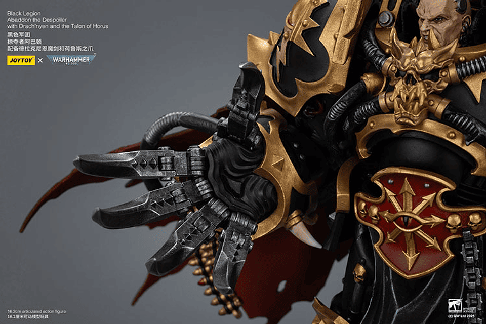 Black Legion Abaddon el Saqueador con Drach'nyen y la Garra de Horus 10