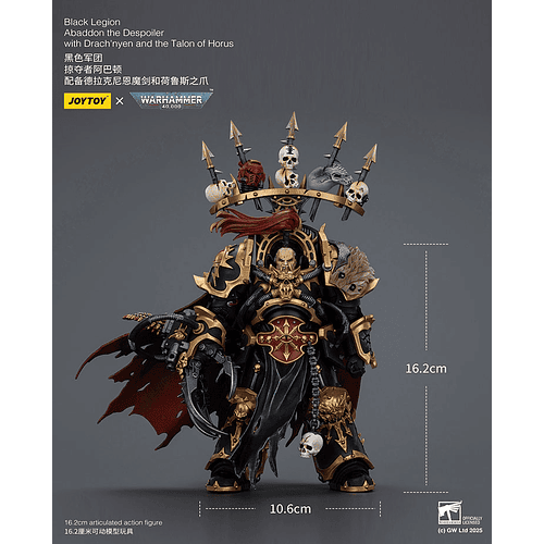 Black Legion Abaddon el Saqueador con Drach'nyen y la Garra de Horus 11
