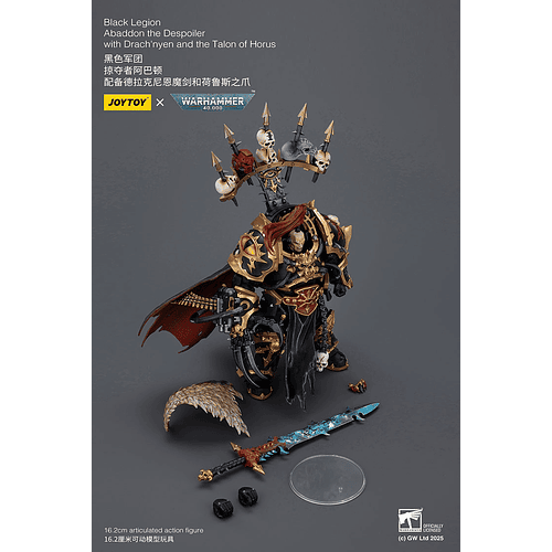Black Legion Abaddon el Saqueador con Drach'nyen y la Garra de Horus 12
