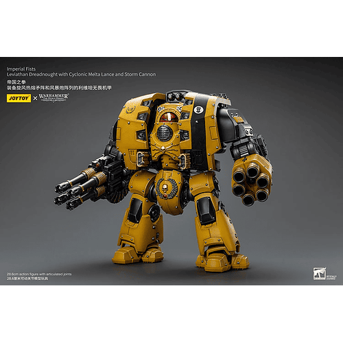 Imperial Fists Acorazado Leviatán con Lanza de Fusión Ciclónica y Cañón de Tormenta 2