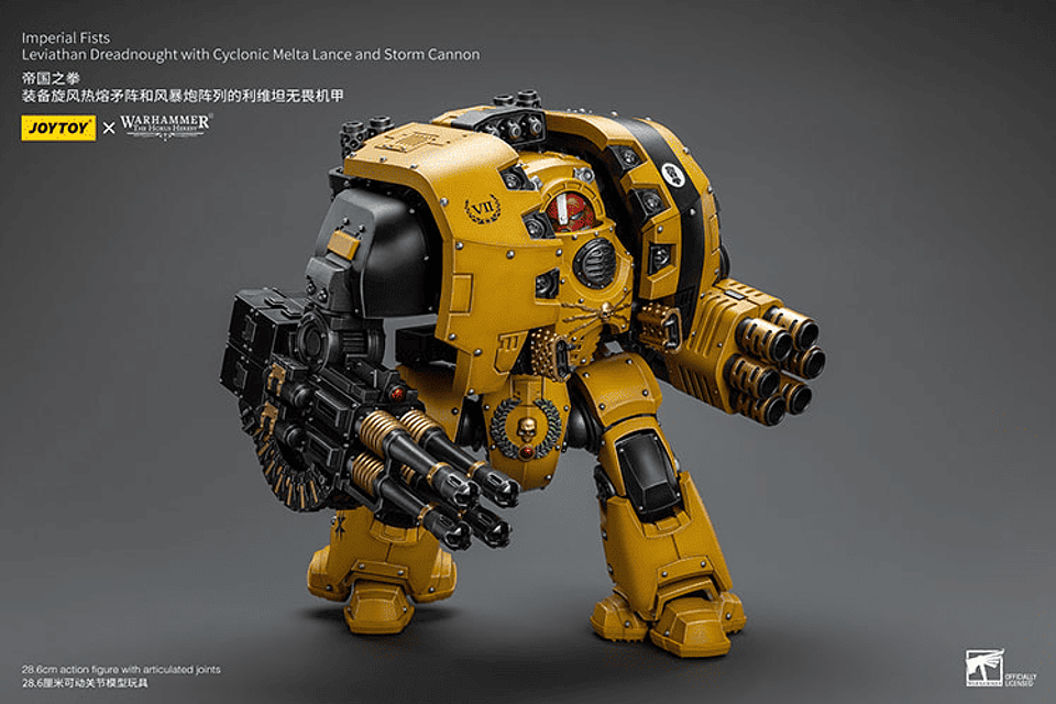 Imperial Fists Acorazado Leviatán con Lanza de Fusión Ciclónica y Cañón de Tormenta 4