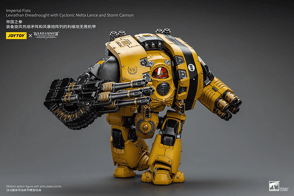 Imperial Fists Acorazado Leviatán con Lanza de Fusión Ciclónica y Cañón de Tormenta 6