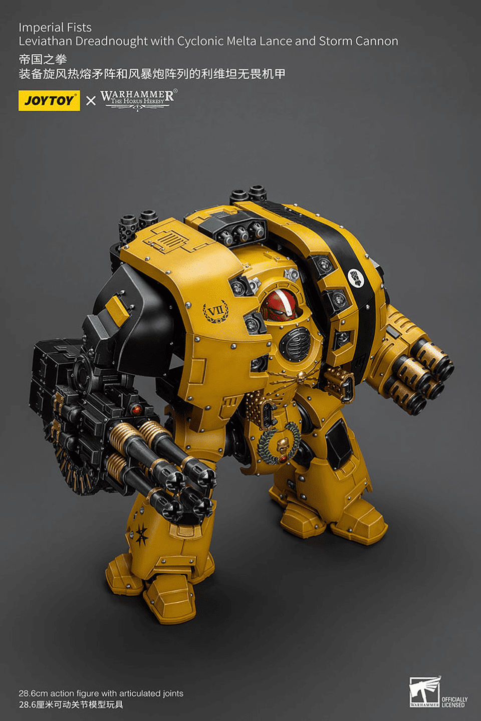 Imperial Fists Acorazado Leviatán con Lanza de Fusión Ciclónica y Cañón de Tormenta 9