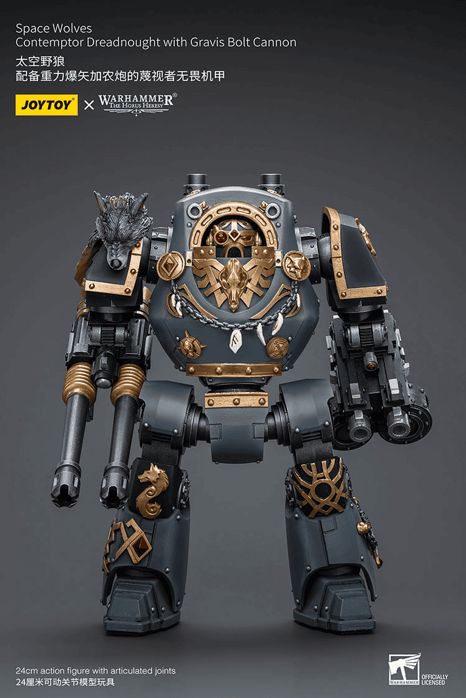 Space Wolves Acorazado Contemptor con Cañón de Pernos Gravis 2