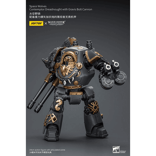 Space Wolves Acorazado Contemptor con Cañón de Pernos Gravis 7