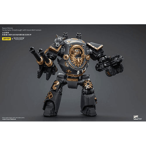 Space Wolves Acorazado Contemptor con Cañón de Pernos Gravis 8
