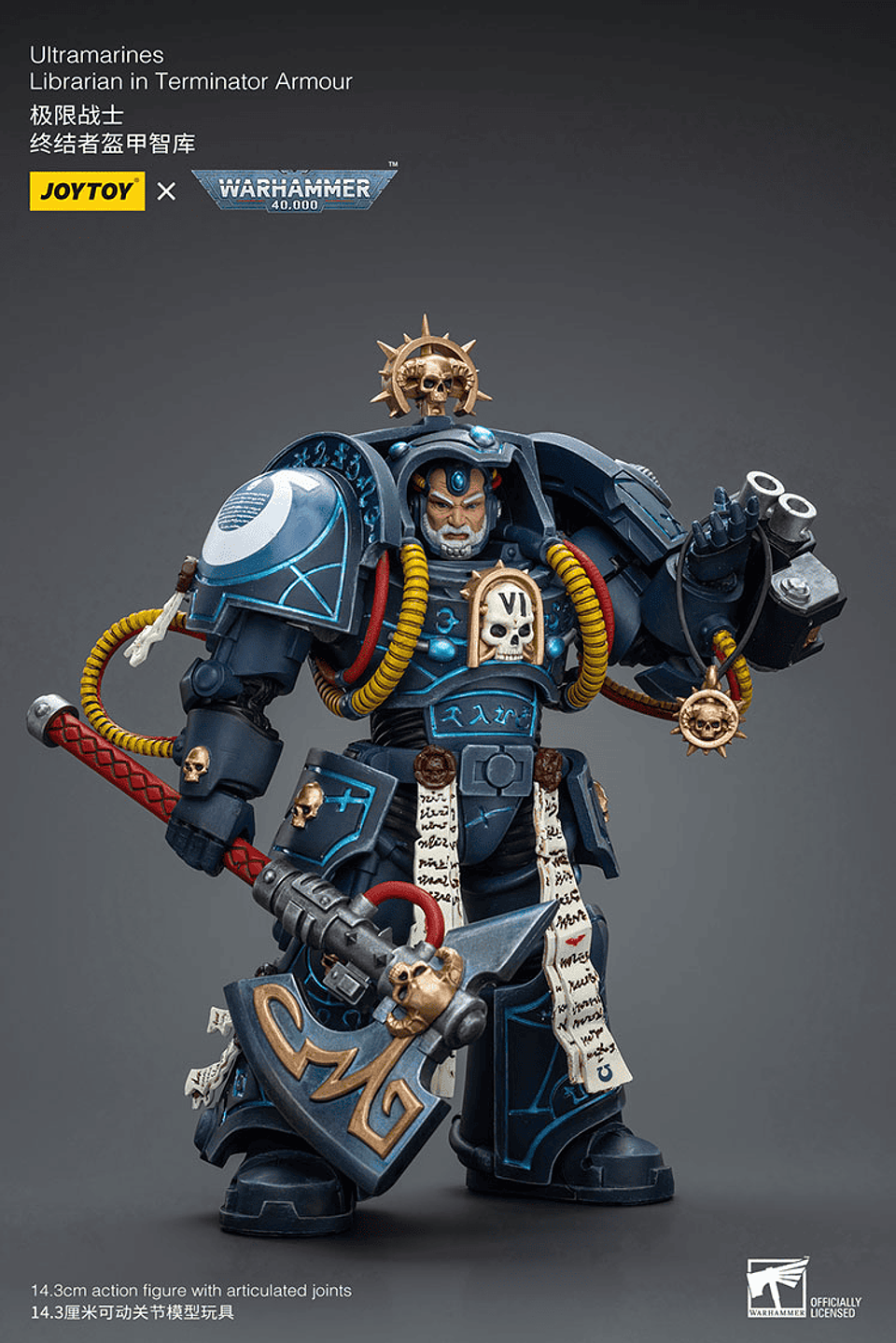 Ultramarines Bibliotecario con Armadura de Exterminador 3