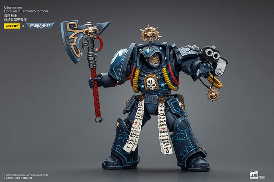 Ultramarines Bibliotecario con Armadura de Exterminador 6