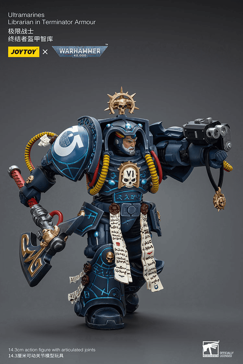 Ultramarines Bibliotecario con Armadura de Exterminador 8
